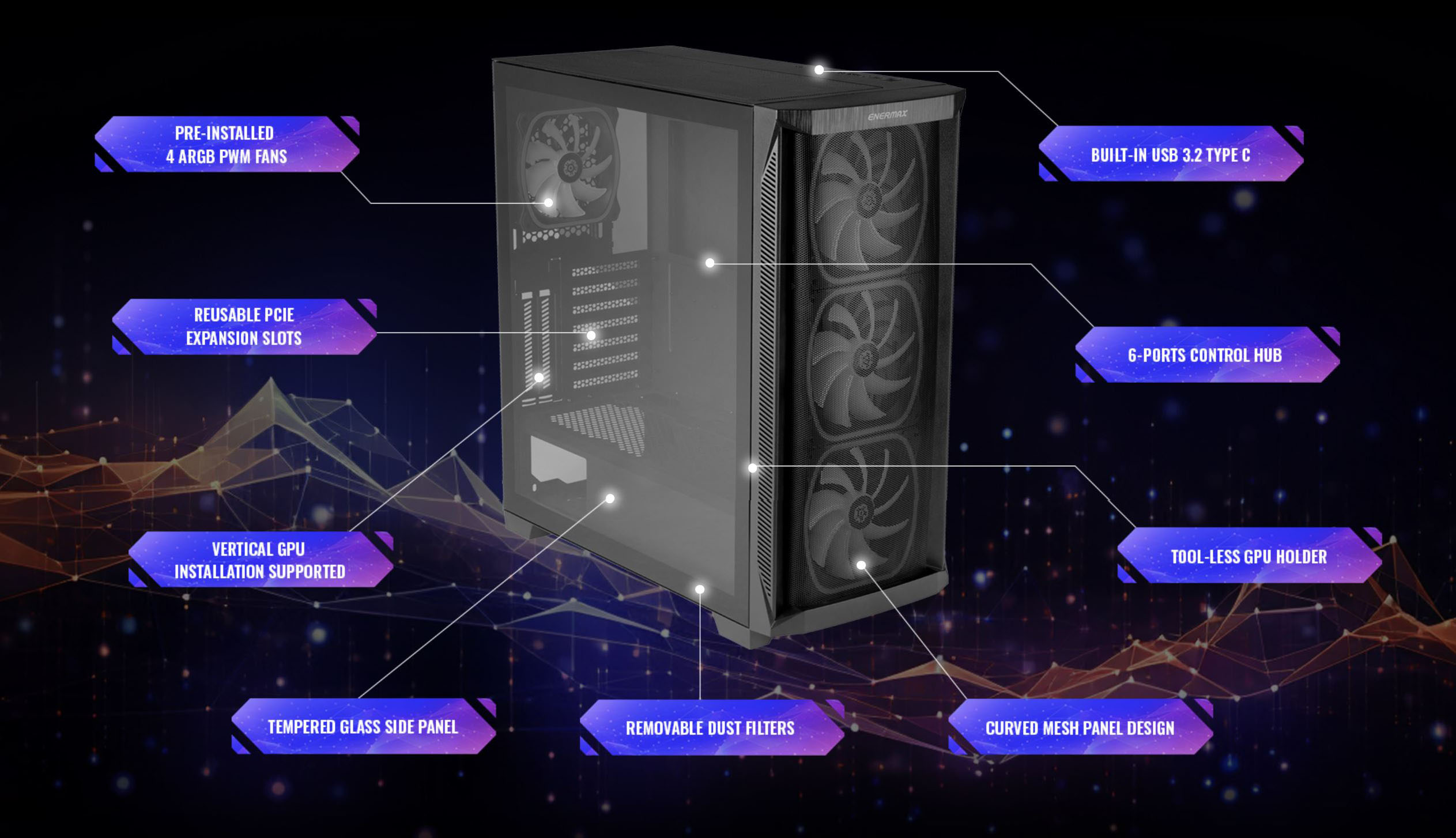 Enermax StarryKnight SK30 Gaming Case